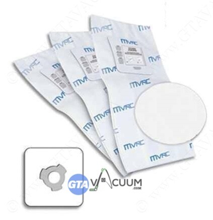 MVac M50 Central Vacuum Bags & Filter - 3 Per Package OEM MVac M50 Central Vacuum Bags & Filter - 3 Per Package OEM