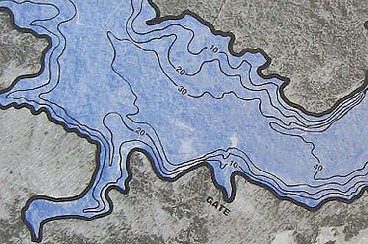 Briery Creek Lake Topo Map Briery Creek Lake, Va