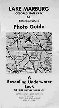 Lake Marburg Fishing Map Lake Marburg - Usda Aerial Photos, Prior To Flooding, Sheet Style,  Structure And Contour Map. (Out Of Stock)
