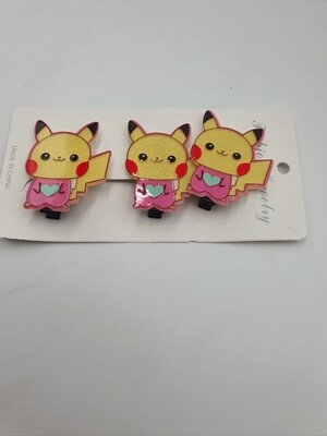 Pikachu Hair Pins