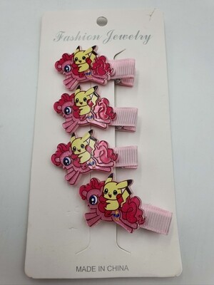 Pikachu My Little Pony Hair Pins