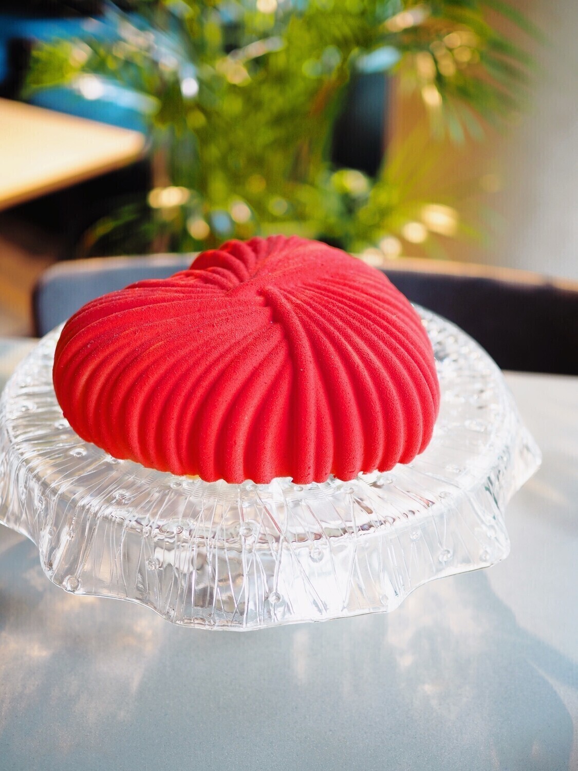Südamekujuline veluurtort 1 kg