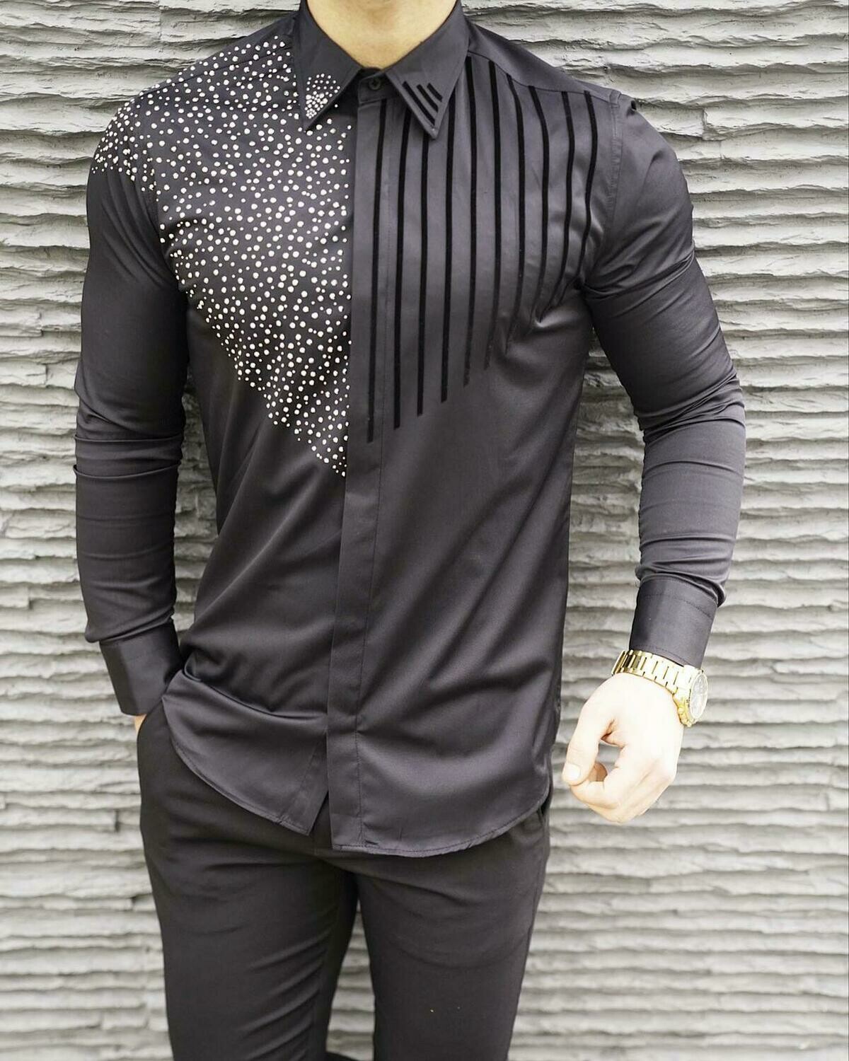 Chemise Noir Classique