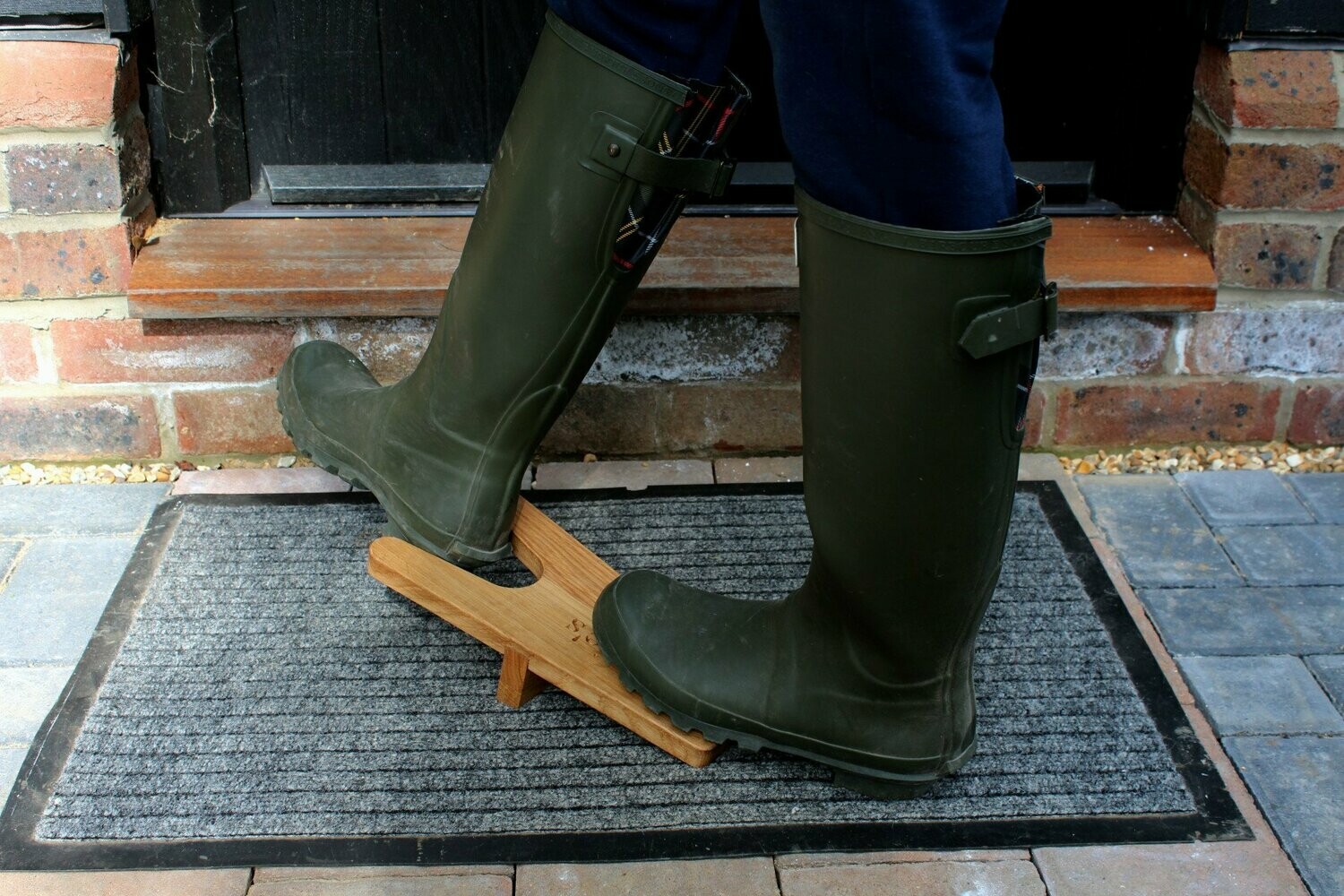 Plain Oak Boot Jack