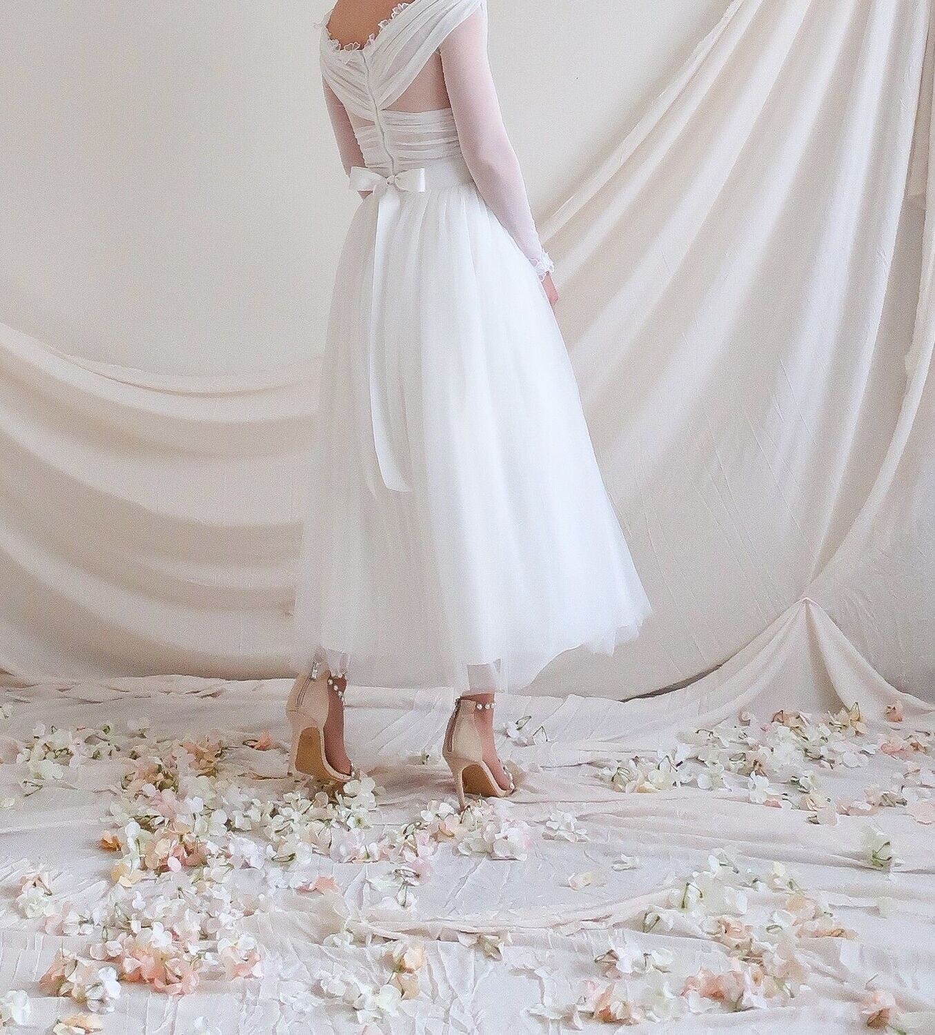 Tutu mi-long (Option couleur pour la ceinture) Tutu mi-long (Option couleur pour la ceinture)