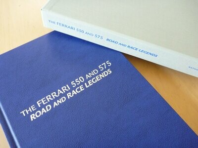 The Ferrari 550 & 575 Road & Race Legends - Blue leather edition
