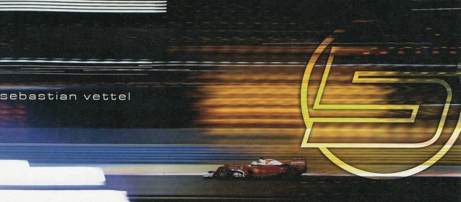 Sebastian VETTEL Signed Fan Club card