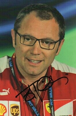Stefano Domenicali autograph on official Ferrari photo.
