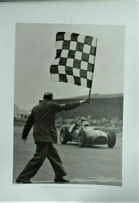 Official Ferrari poster - 1st F1 Grand Prix win - Silverstone 1951