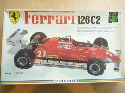 Gilles Villeneuve 1:12th Ferrari 126 C2 kit - as new