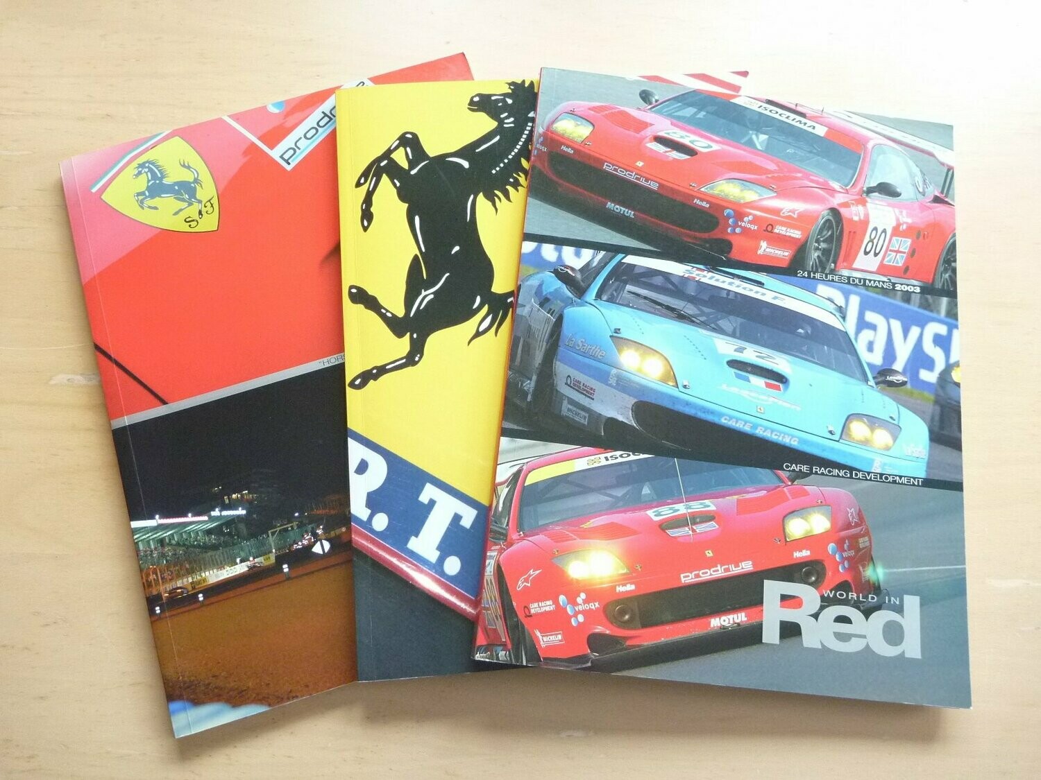 RARE "World In Red" #8 + 2 x HS2003 - 1 with rare ProDrive Care Racing cover