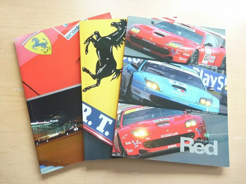 RARE "World In Red" #8 + 2 x HS2003 - 1 with rare ProDrive Care Racing cover
