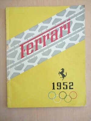 Official 1952 Ferrari Yearbook
