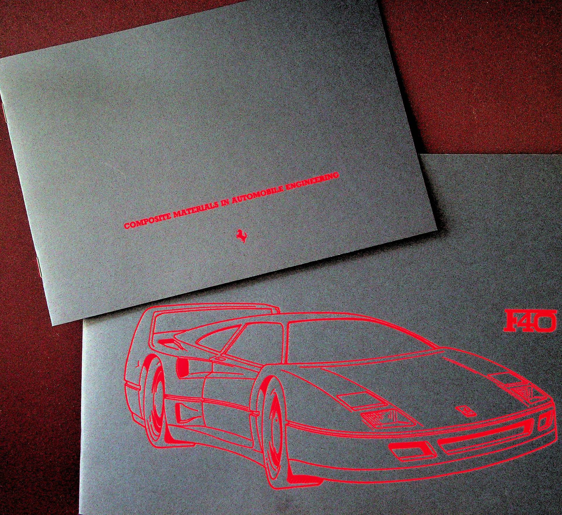 Ferrari F40 Press/Media pack - as new