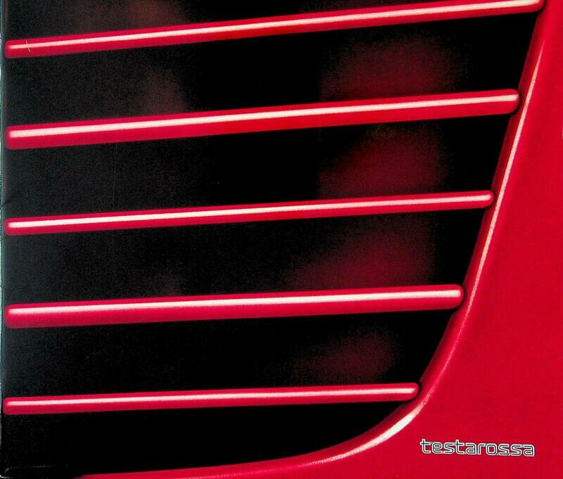 Ferrari Testarossa deluxe brochure - as new - 3 versions
