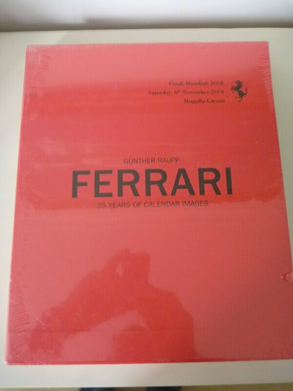 RARE (only 100 copies) : Ferrari Mondiali edition of "Ferrari; 25 Years of Calendar Images"