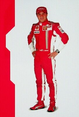 RARE: Official 2005 Felipe Massa postcard; no print #