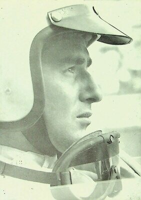 Official 1967 Ferrari LORENZO BANDINI postcard