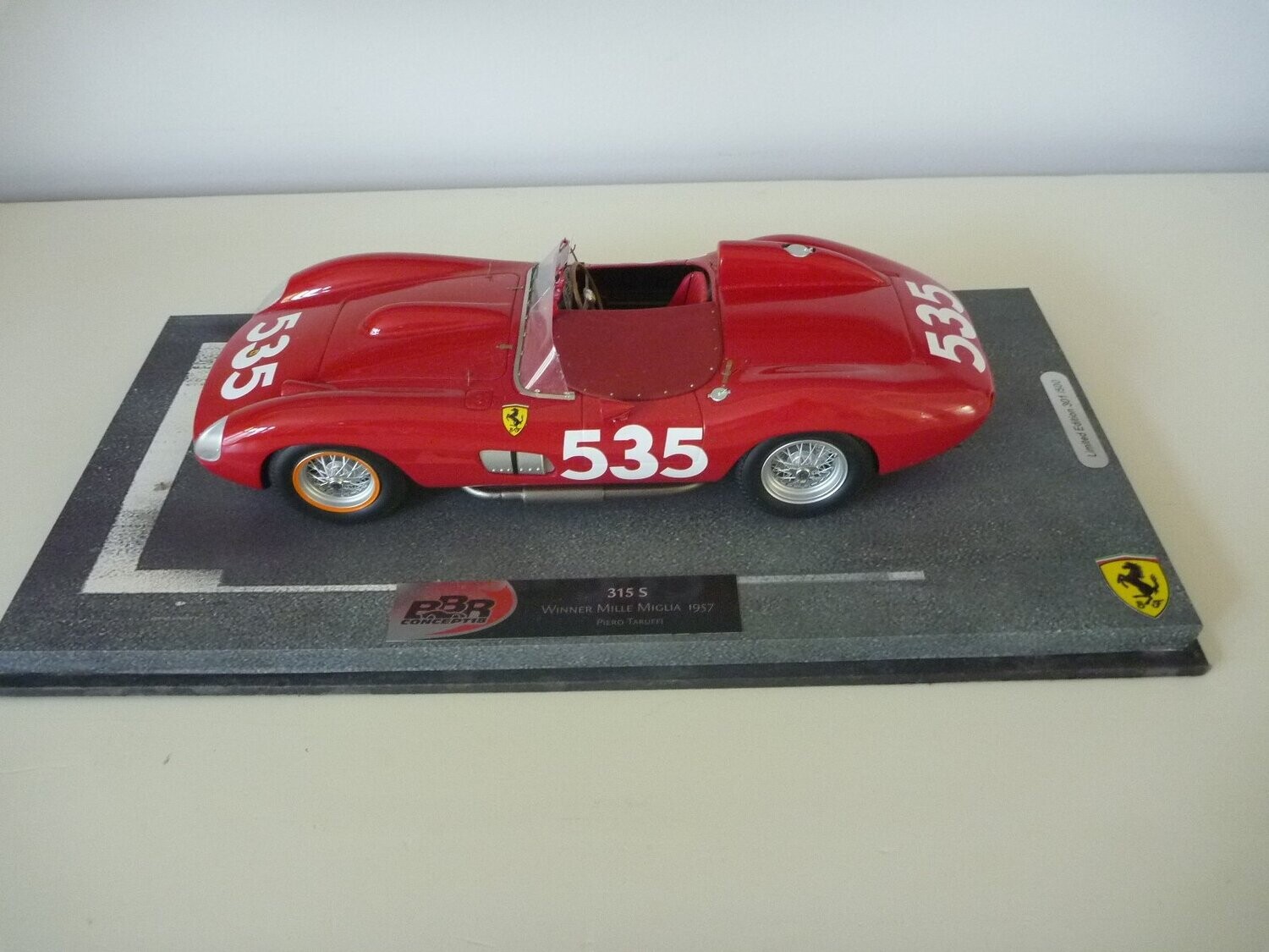 BBR  1:18 Ferrari 315S; Winner Mille Miglia 1957 Taruffi;  (BBRC1807)