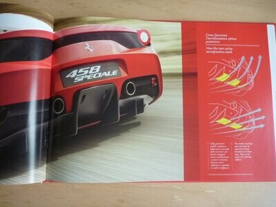 Ferrari フェラーリ　458 Speciale 等カタログ4冊セット Official Ferrari 458 Speciale hard-back deluxe sales brochure