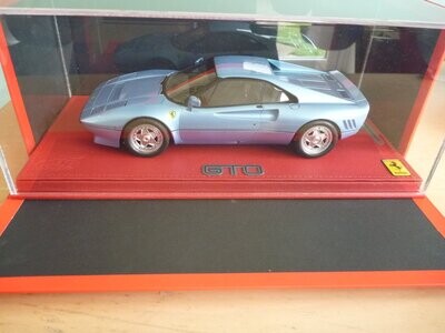 Fabulous, rare #22/24 BBR 1/18 288 GTO in light metallic blue, in display