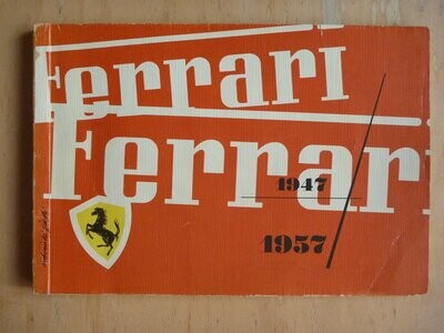Official 1957 Ferrari Yearbook - very good condition