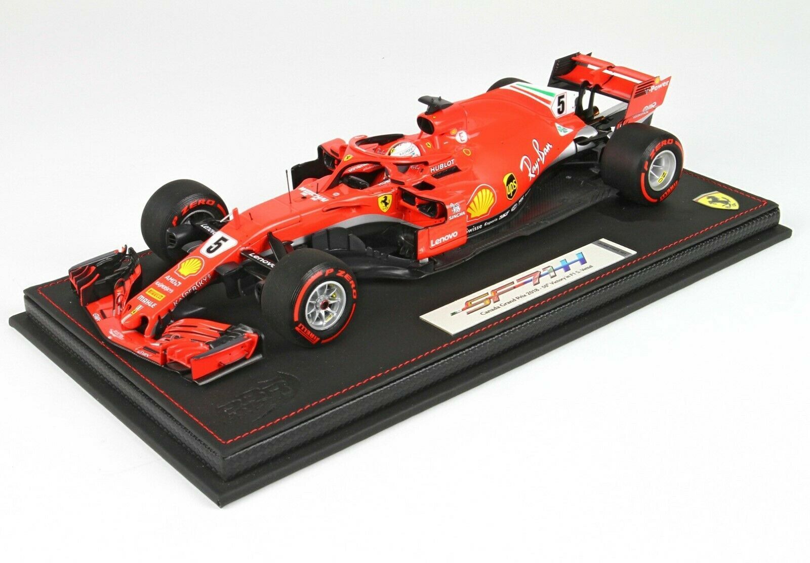 NEW BBR 1/18 SF71H - SPECIAL EDITION in suitcase