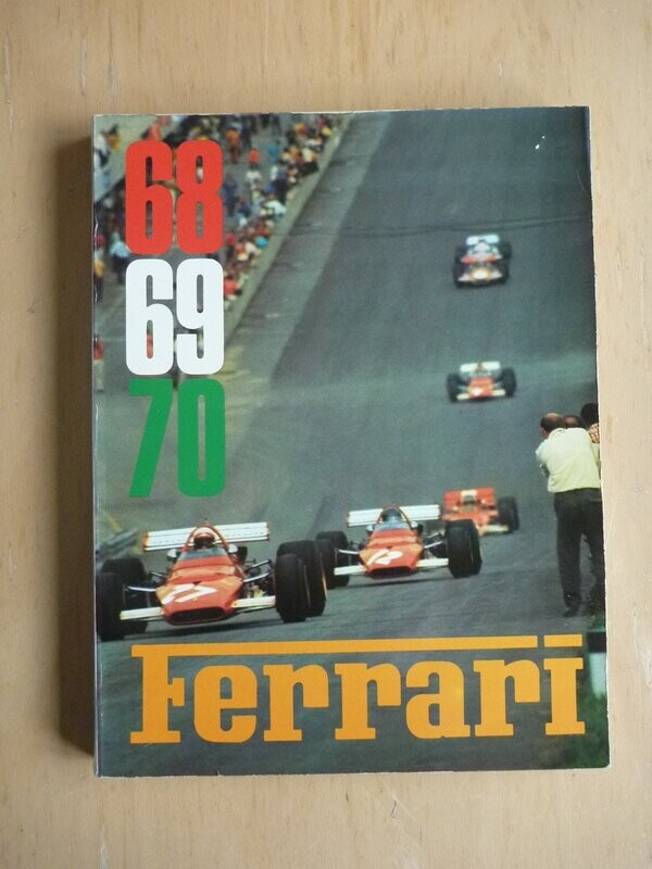 Official 1968-1970 "Tre Anni di Corse"  Ferrari Yearbook