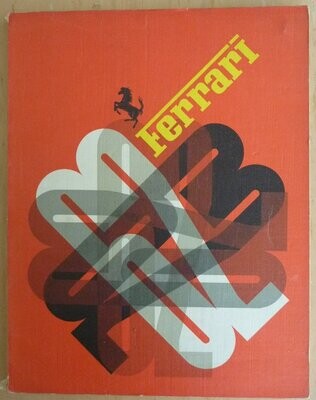 Official 1962 Ferrari Yearbook with original Enzo Ferrari business card
