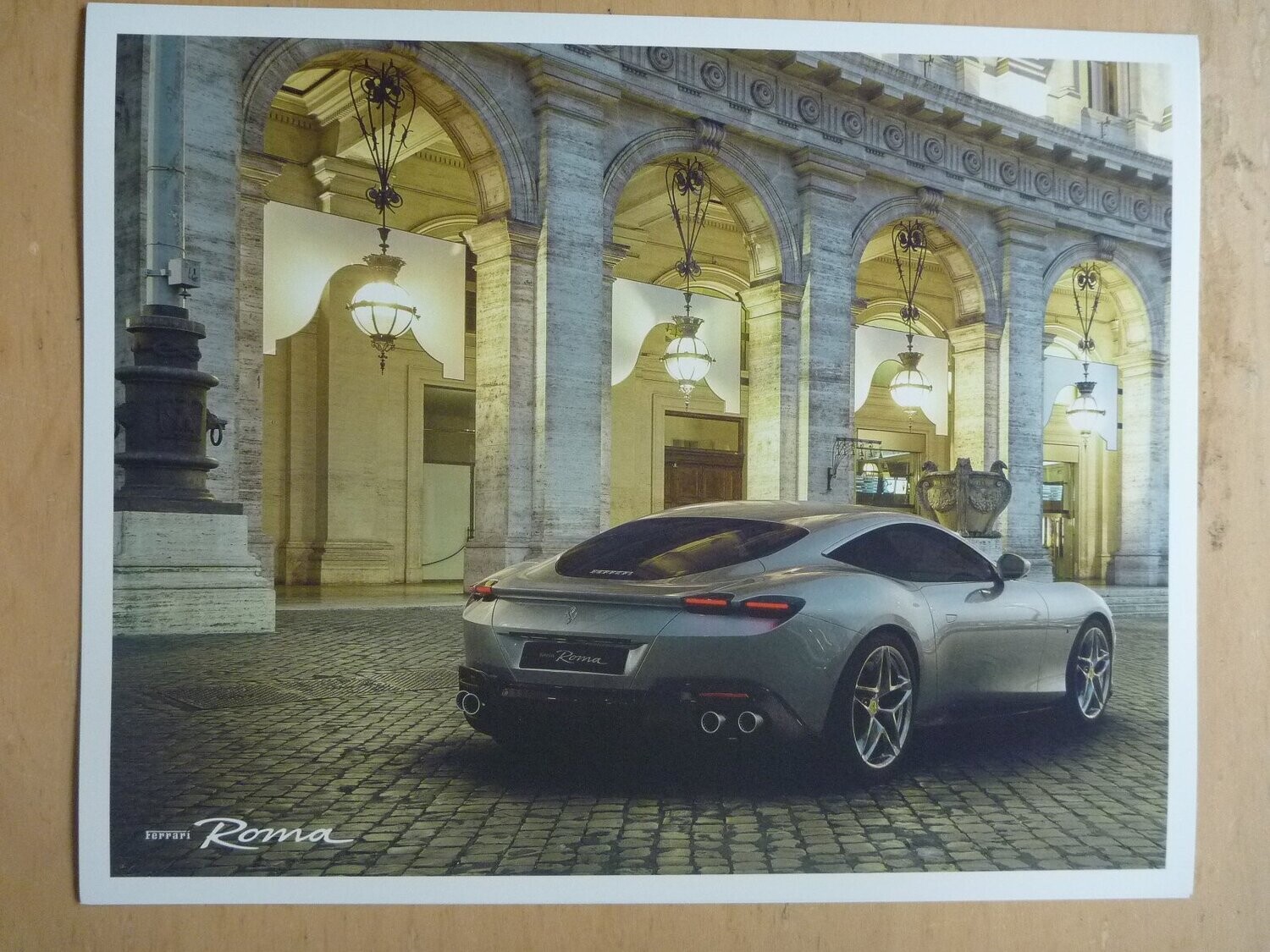 Ferrari ROMA launch brochure portfolio