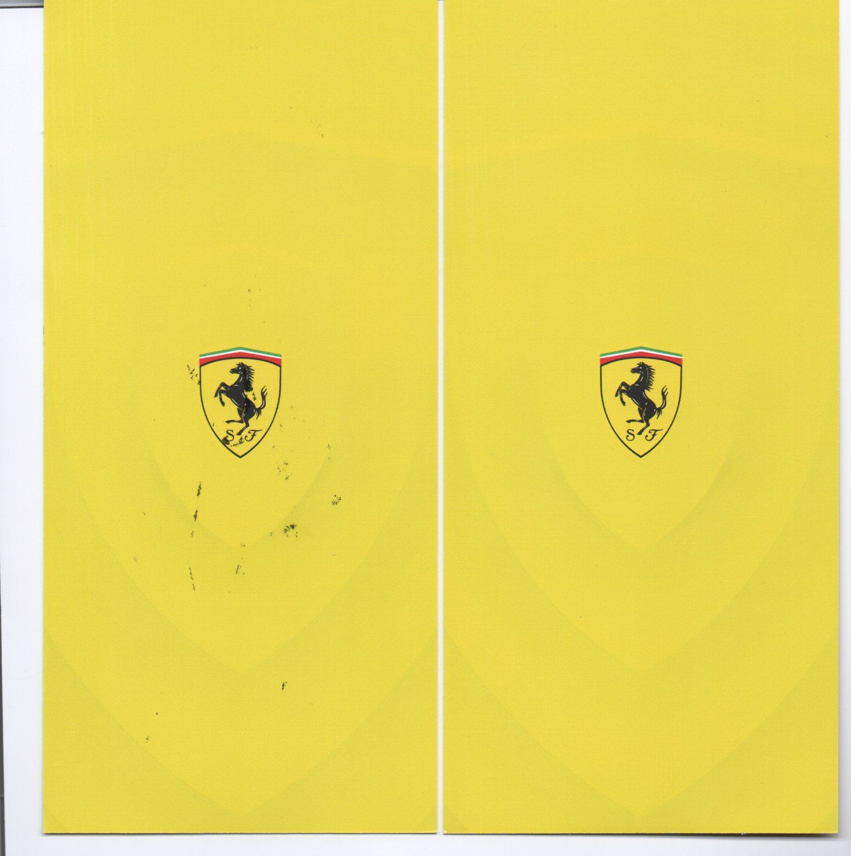 SIGNED - Leclerc & Sainz fancards - RARE