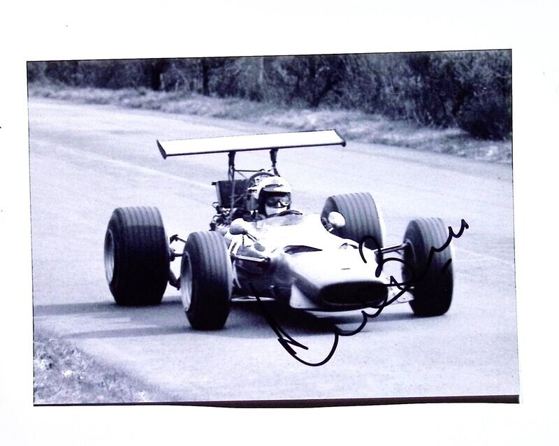 Original photo - signed by DEREK BELL
