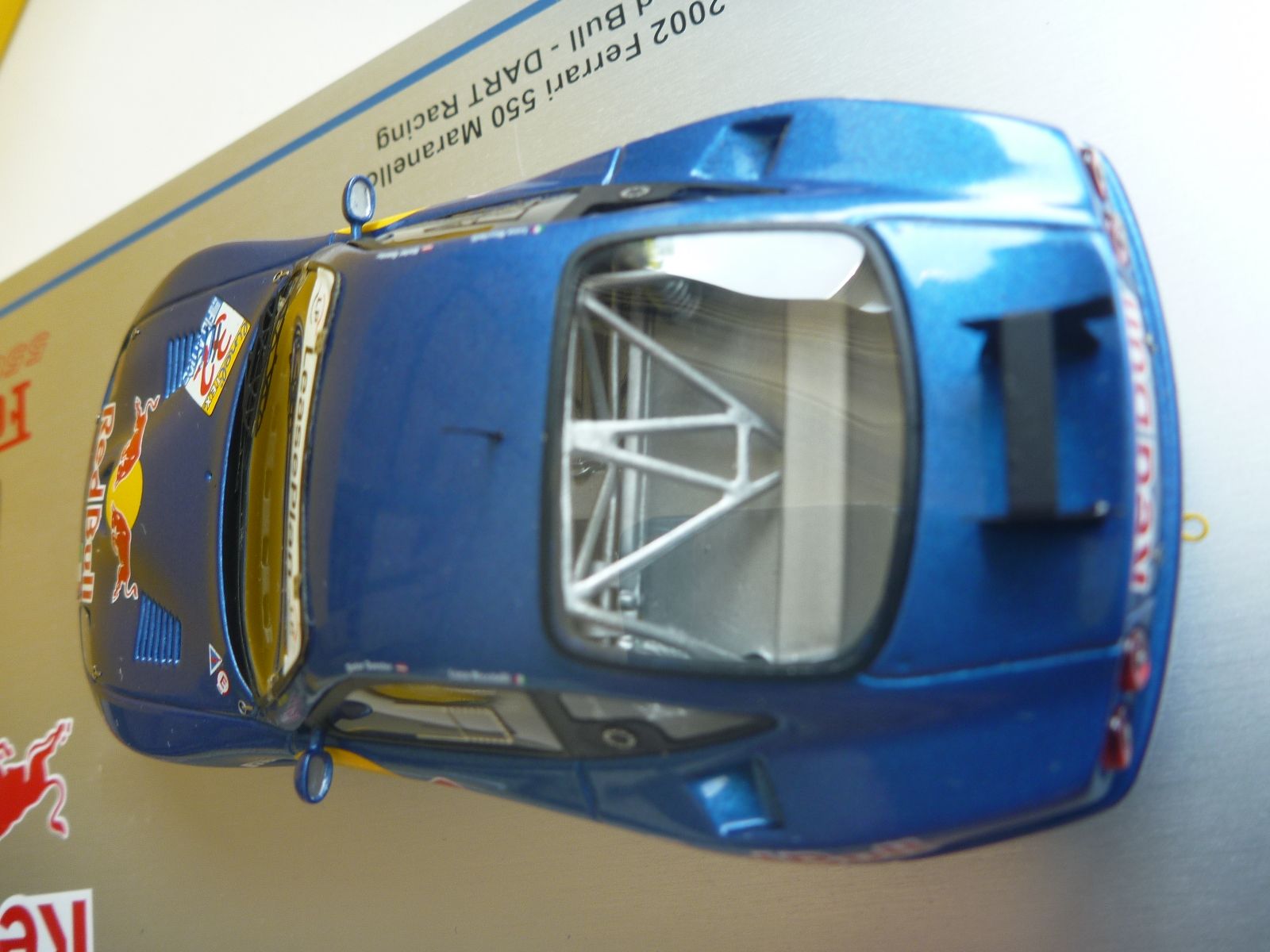 Fabulous Autobarn 1/43 Ferrari 550 Red Bull - DART Racing FIA 2002 GT - #31/50 Signed by Dieter Quester