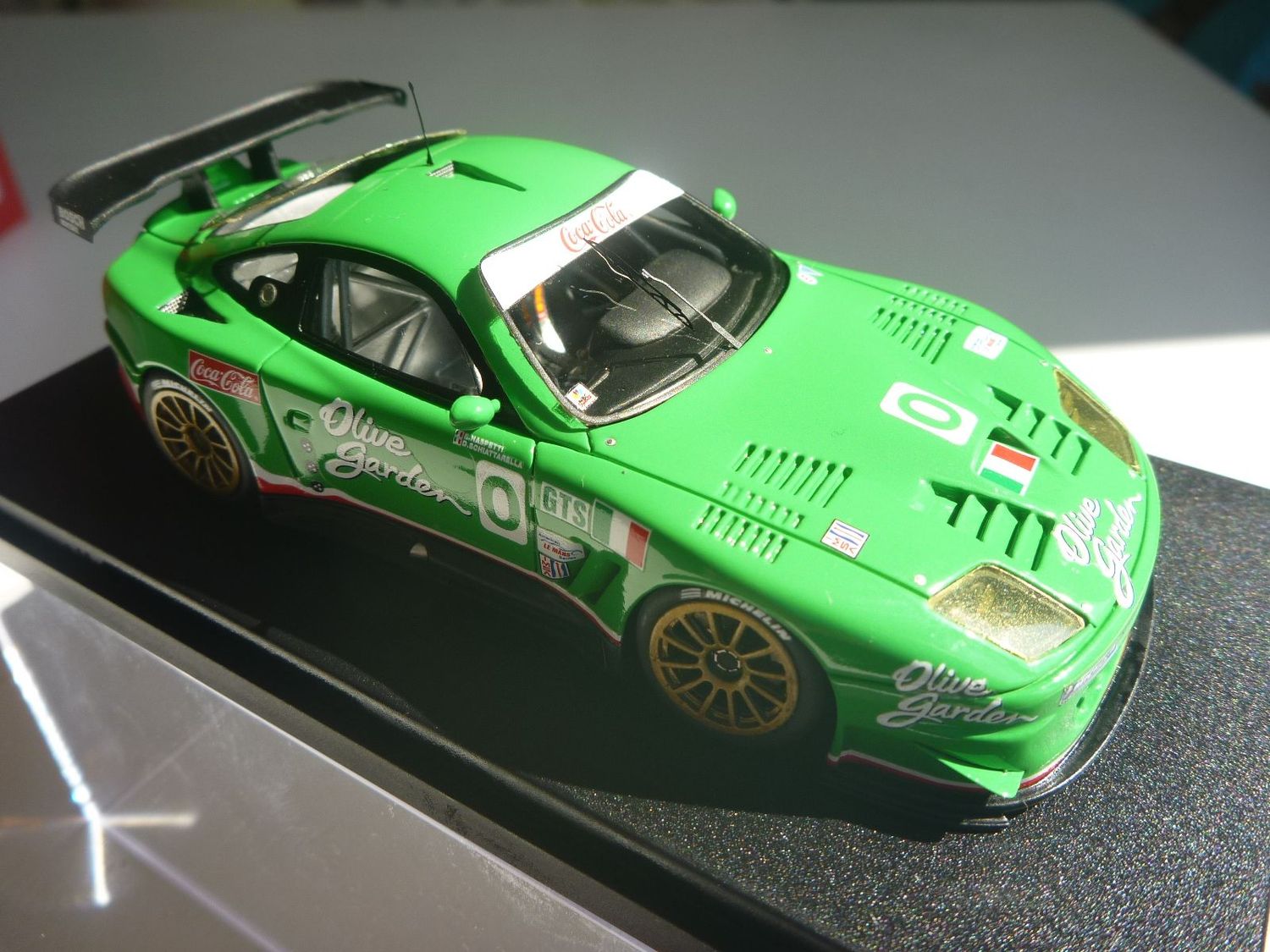 Autobarn AB202 1/43 Ferrari 550 GTS Olive Garden ALMS 2002