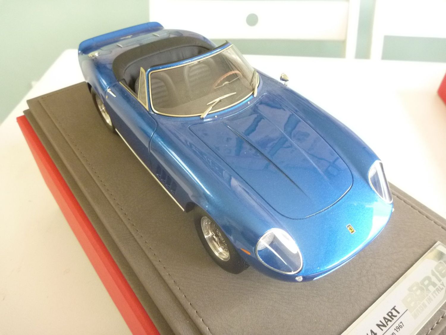 NEW BBR 1/18 FERRARI 275GTS/4 NART Spyder STEVE McQUEEN #12/200