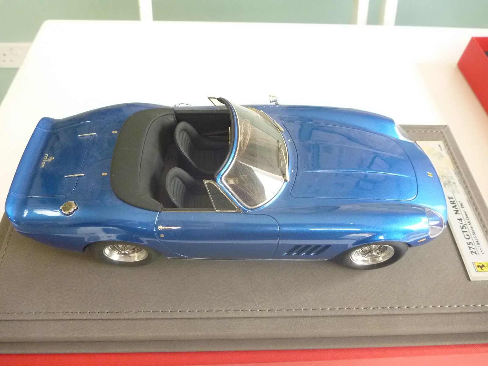 NEW BBR 1/18 FERRARI 275GTS/4 NART Spyder STEVE McQUEEN #12/200