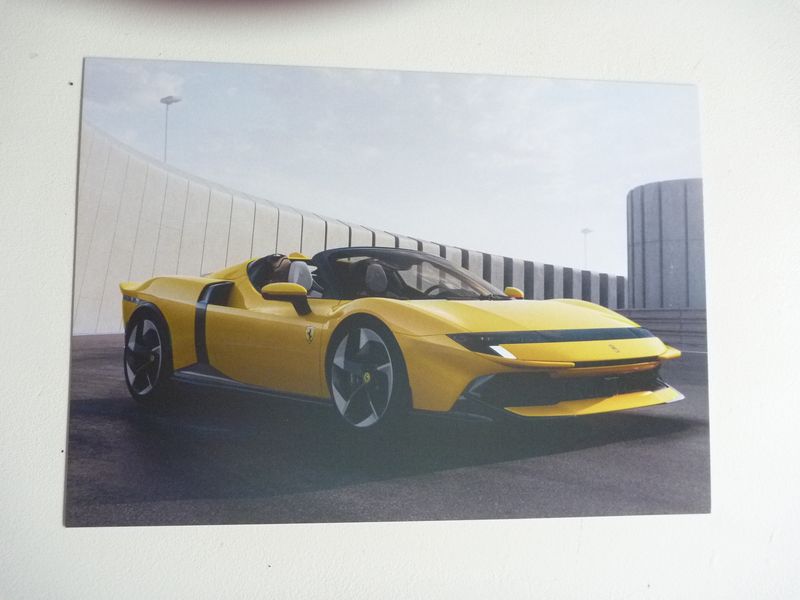 Official Ferrari '849 Testarossa' Postcard - Very Rare !!