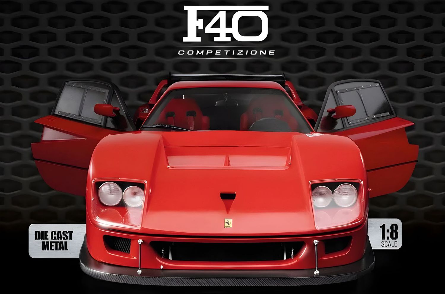 Ferrari F40 Competizione DEAGOSTINI BUILD 1/8 SCALE Centauria COMPLETE SET LM GT