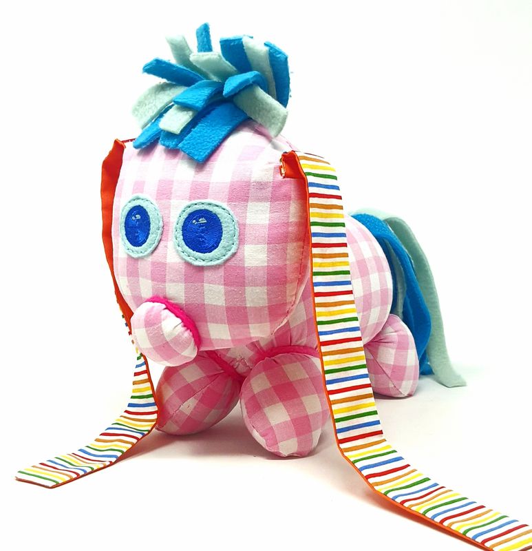 Das kleine Ich Bin Ich Stofftier personalisierbar mit Namen aus Öko Baumwolle, groß. Geschenk zum Geburtstag, Einschulung