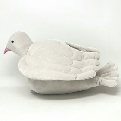Taube Kuscheltier für Spieluhr, personalisierbar mit Namen und Wunschmelodie zum Wählen, Geschenk für Kinder, Erwachsene, Taufgeschenk
