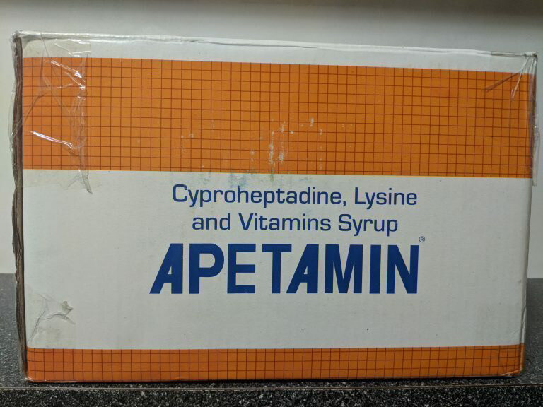 Half Case Apetamin