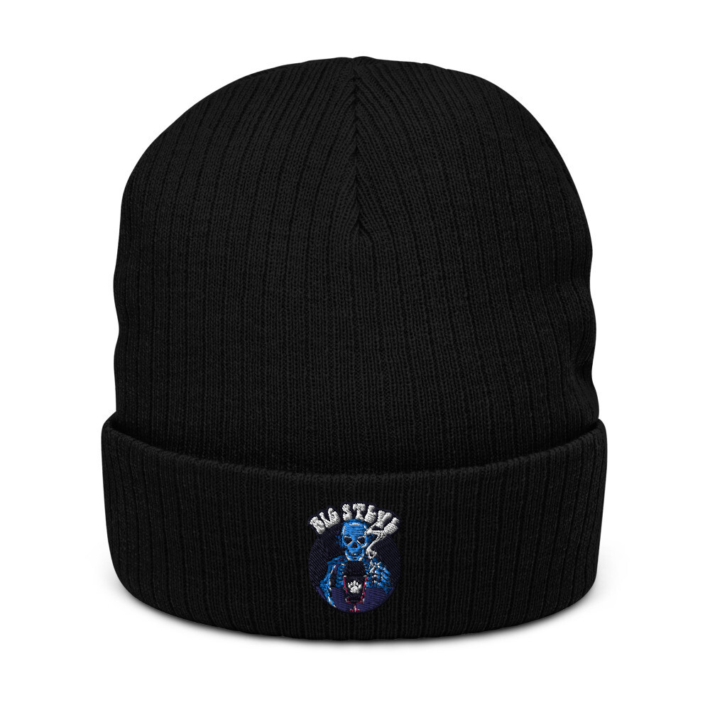 Big Steve&#39;s Recycled cuffed beanie, Color: Black