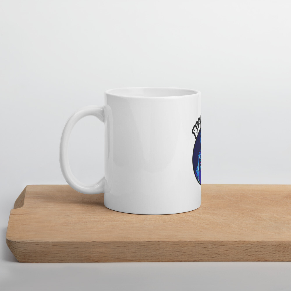 White glossy mug, Size: 11oz