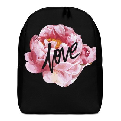 Love Flowers Minimalist Backpack