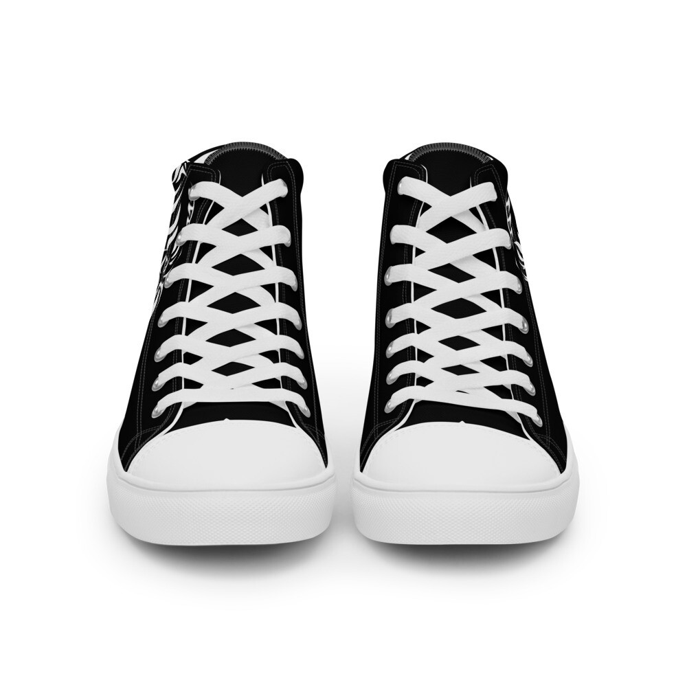 Tigers Eye Men’s high top canvas shoes