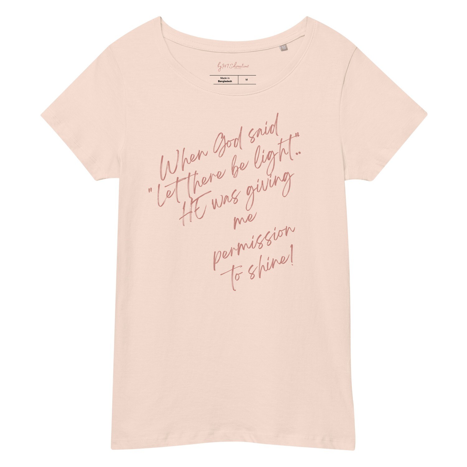 Let There Be Light - Women’s basic organic t-shirt