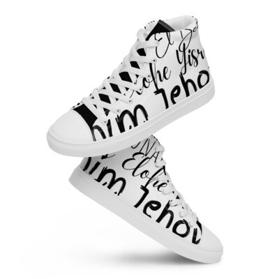 HIS name Women’s high top canvas shoes