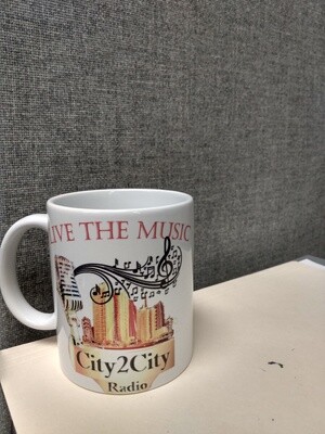 City2City radio Coffee Cup