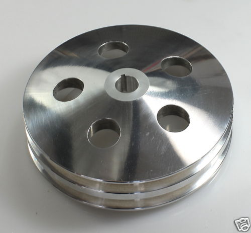 Remskiva Aluminium GM Servopump dubbel rem