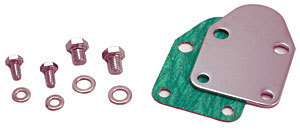 Bensinpump block plate kit till SBC